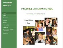 Tablet Screenshot of pinedrivebelieves.org